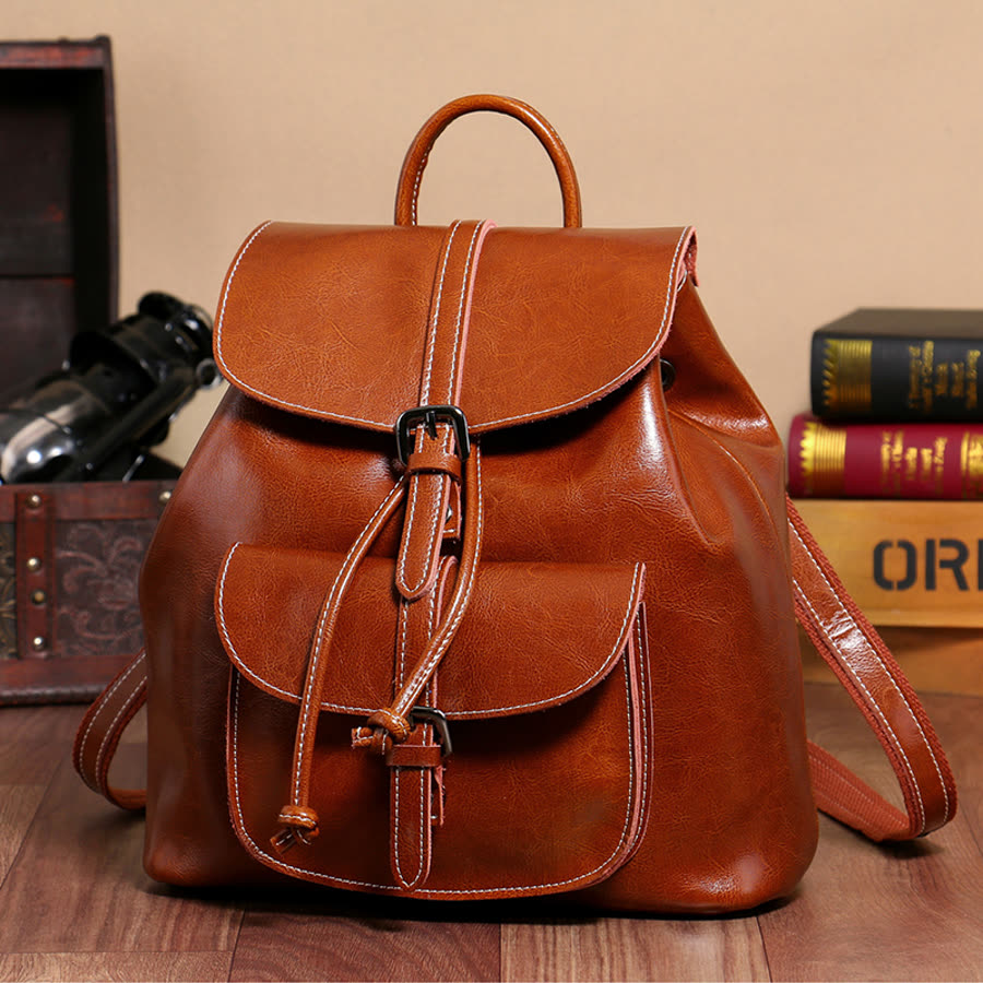 Women's Leather Backpack